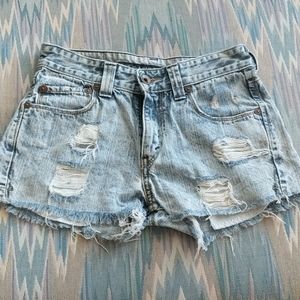 Levi's denim shorts